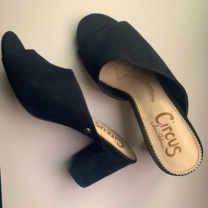 Like New Circus by Sam Edelman Black Suede Mule Slide (Sz 8)